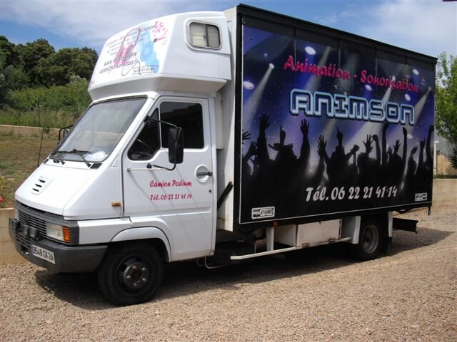 camion podium